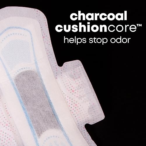 U by Kotex Balance Ultra Thin Overnight Pads with Wings, 38 Count U by Kotex