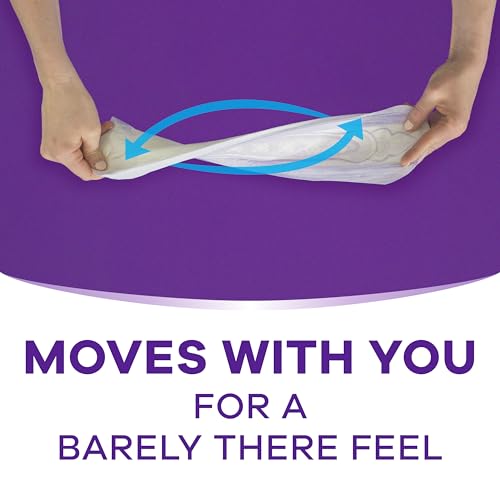 Always Discreet Adult Moderate Long Incontinence Pads, Up to 100% Leak Always Discreet