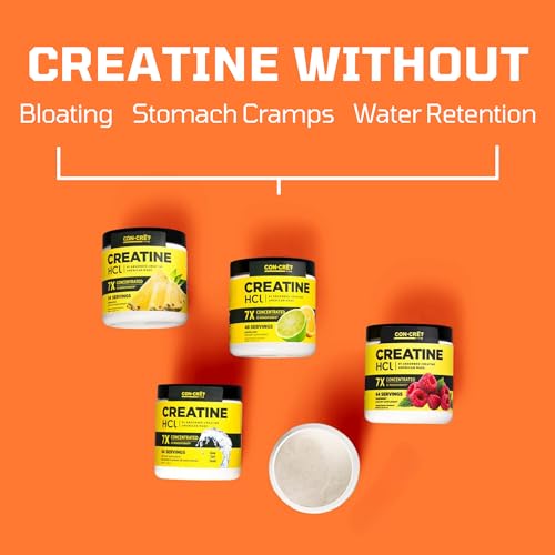CON-CRET Creatine HCl Powder | Supports Muscle, Cognitive, and Immune Health ProMera Sports