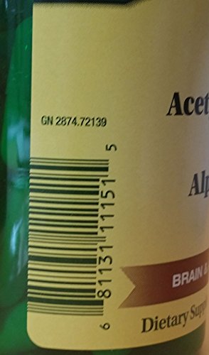 Spring Valley - Acetyl L-Carnitine 800mg Plus Alpha Lipoic Acid 400mg, 50 Capsules Heath Secret