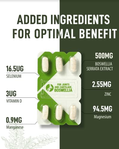FromBIO for Joints Health and Cartilage, Boswellia, 1,000mg of Boswellia and 71mg of AKBA & KBA FromBIO