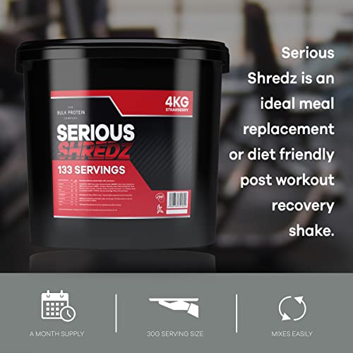 The Bulk Protein Company – Serious Shredz – Diet Whey Protein Powder – Contains L The Bulk Protein Company
