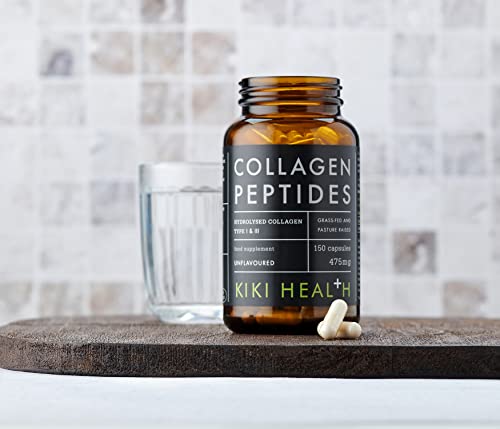 KIKI Health Organic Bovine Collagen Peptides Capsules | 100% Hydrolyzed KIKI HEALTH