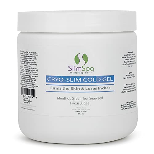 SlimSpa Cyro-Slim Cold Gel With Ilios Wrap - Skin Firming & Tightening Cryo Gel Solution ILIOS