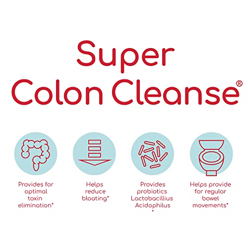 Health Plus Super Colon Cleanse Digestive Support | Constipation Relief to Reduce Bloating Health Plus