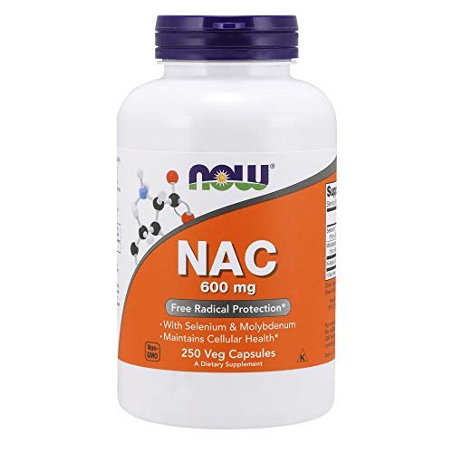 NOW Supplements, NAC (N-Acetyl Cysteine) 600 mg with Selenium & Molybdenum NOW