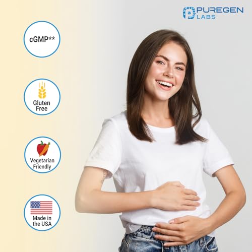 Puregen Labs Dairy Relief Natural Fast Acting Lactase Enzyme 3000 FCC, Lactose Intoleran P Puregen Labs