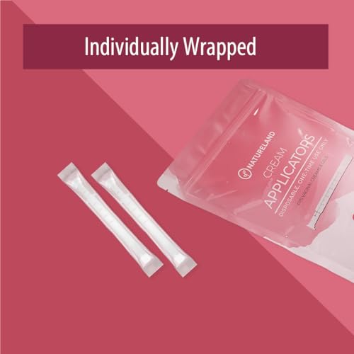 Natureland Disposable Plastic Vaginal Applicator: For Gel or Cream Products - Includes Dual Natureland