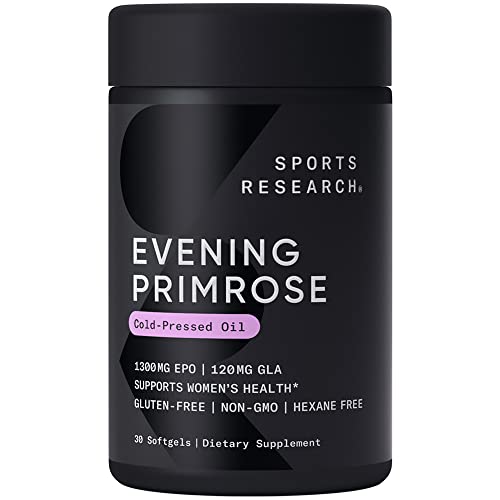 Sports Research Evening Primrose Supplement from Cold Pressed Oil Sports Research