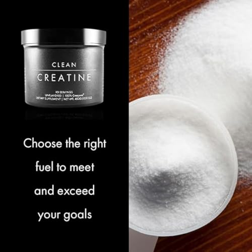Clean Creatine - 100% Creapure® Creatine Monohydrate Powder for Muscle Growth CLEAN