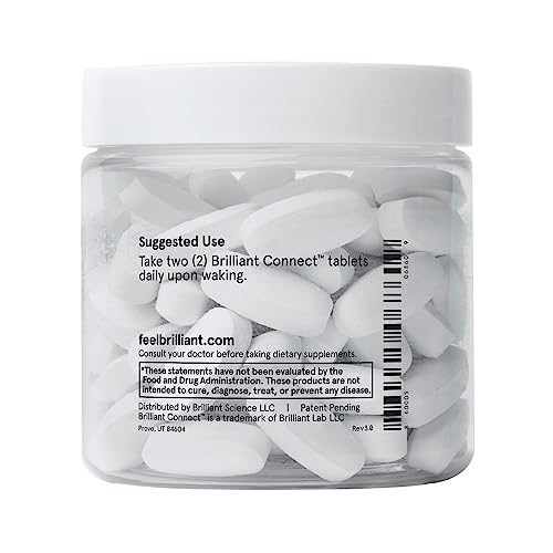 Brilliant Connect Period Health Supplement – Promotes Relief from Cramps, Fatigue Feel Brilliant