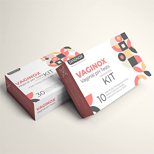 Vaginal PH Test Kit with Sterile Swabs and eBook - Vaginal PH Balance and Yeast Infection Test DIAGNOX HEALTH
