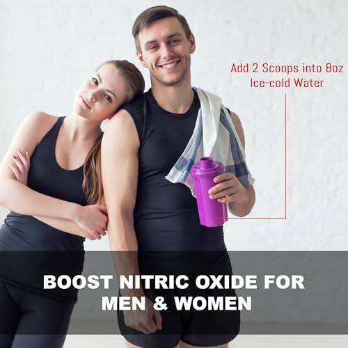 UpNourish Beet Root Powder Nitric Oxide Booster - L arginine L Citrulline Supplements UpNourish