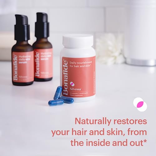 Bonafide Silvessa Hair & Skin Support Capsules – Hormone-Free, Drug-Free Daily Nourishment