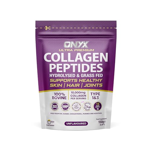 Premium Collagen Powder (Type I, III) Hydrolysed Bovine Collagen Peptides Powder - Halal Certified