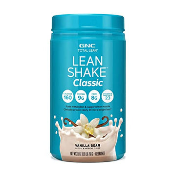 GNC Total Lean | Lean Shake Classic | Fuels Metabolism & Supports Lean Muscle | Vanilla Bean