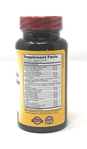 BeShiny Ashwagandha Complex with termeric Cinnamon Basil Leaf Supports a Healthy BeShiny