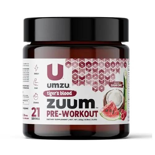 UMZU Zuum Pre-Workout - Energy, Pump & Endurance - with B-Vitamin Complex