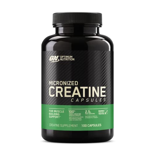Optimum Nutrition Micronized Creatine Monohydrate Capsules, Keto Friend Optimum Nutrition