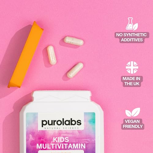 Kids Vitamins - Multivitamin for Kids with Calcium, Zinc, Iron, Vitamin C, B12, D3 and More Purolabs