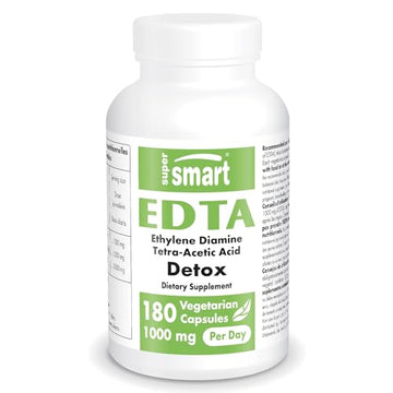 Supersmart - EDTA 1000mg per Day - Calcium Disodium EDTA Supplement | Non-GMO
