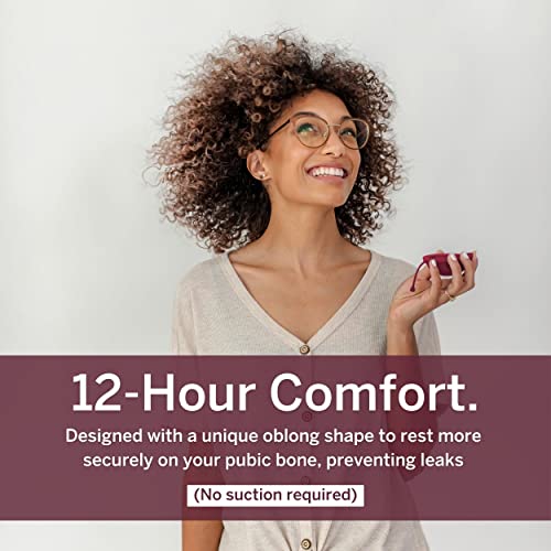 Pixie Cup 2 Menstrual Discs - Most Comfortable Reusable Period Discs - Removable Stem Pixie Cup