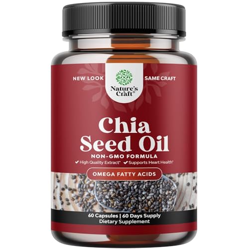 Potent Chia Seed Extract Pills for Men and Women Natural Supplement for Weight Loss 