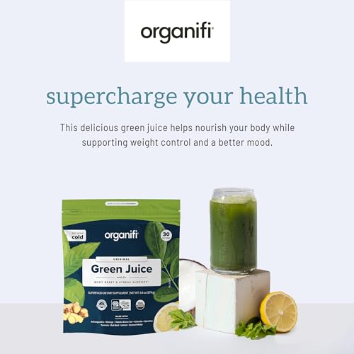 Organifi Green Juice - Organic Superfood Powder - 90-Day Supply - Organic Vegan Greens Organifi