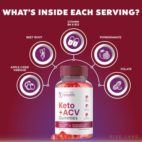 Total Fit Keto ACV Gummies Advanced Weight Loss, Total Fit Keto ACV + BCB Gummies rize labs