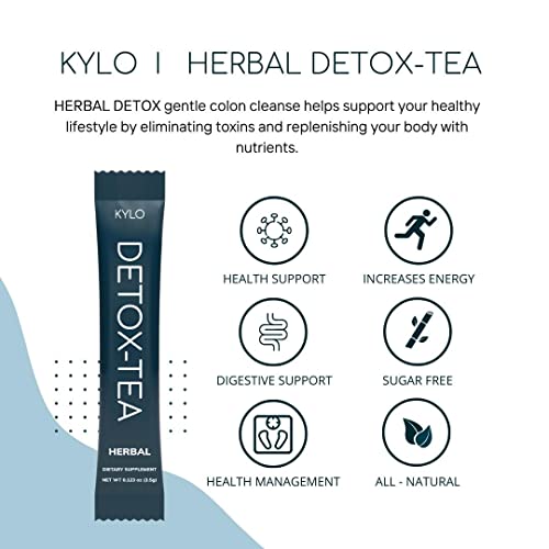 KYLO Instant Herbal Detox Tea - Support for Weight Management (30 Single-Serve Sticks) KYLO