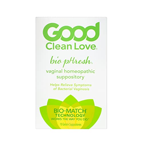 Good Clean Love BioPhresh Vaginal Suppository, Relieves Itching and Irritation and ReBalance Moisturizing Good Clean Love
