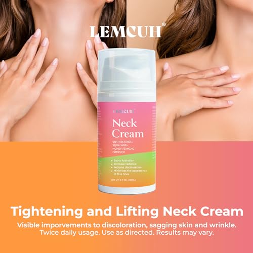 Neck Firming Cream for Women: Neck Cream - Neck Tightening Cream - Neck Creams Lemcuh