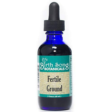 Birth Song Botanicals Fertile Ground Fertility Liquid Tincture, Herbal Supplement to Help Regulate