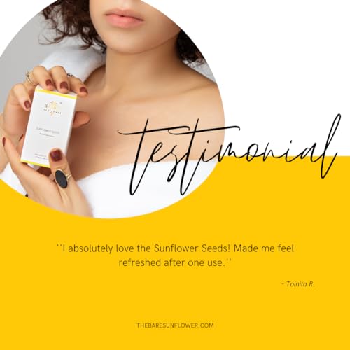 Sunflower Seeds - Vegan Vaginal Suppositories The Bare Sunflower