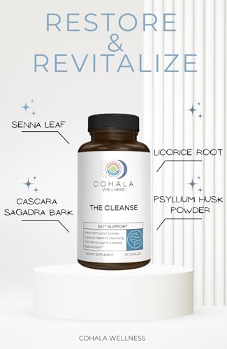 COHALA WELLNESS The Cleanse - 15 Day Prebiotics Colon Cleanser & Detox Fiber Supplement COHALA WELLNESS