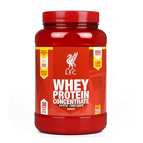 LFC Whey Protein Powder Dutch Chocolate Flavour 908g 15.5g Naturally-Occurring BCAAs