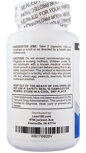 Best Probiotics for Gut Health Men and Women, All Natural Supplement, Helps Digestion Lean 180