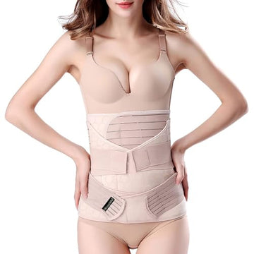 ChongErfei 3 in 1 Postpartum Support - Recovery Belly/waist/pelvis Belt Shapewear Slimming