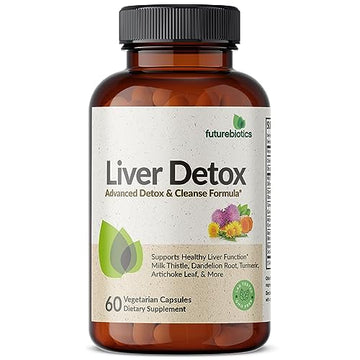 Futurebiotics Liver Detox Advanced Detox & Cleanse Formula Supports Healthy Liver Function