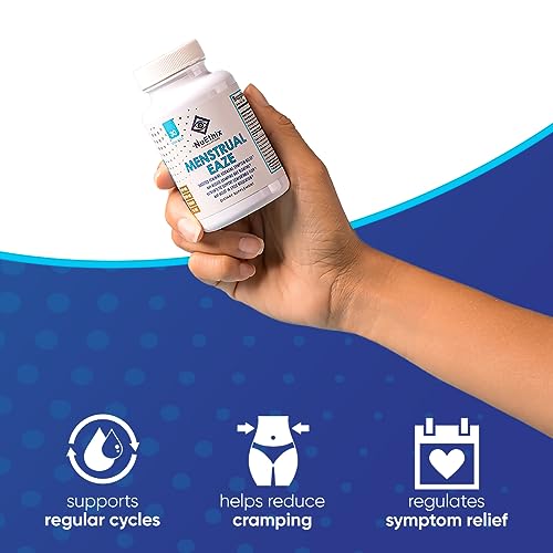 NuEthix Formulations Menstrual Eaze Dietary Supplement, Targeted Feminine Hormone Symptom Relief NuEthix Formulations