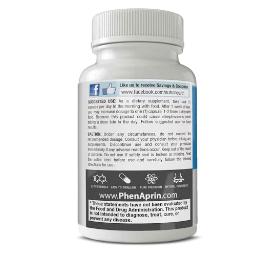 PhenAprin XR Maximum Strength Appetite Suppressant Diet Pills - 2-Pack, Metabolism Boosting SutraHealth