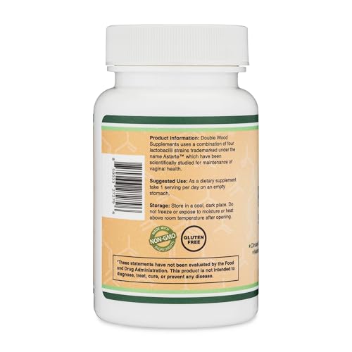 Vaginal Probiotics for Women - Four Probiotics Clinically Studied for Vaginal PH Balance Double Wood Supplements