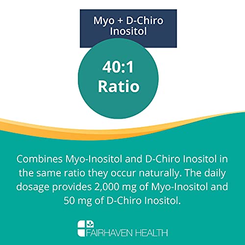 Fairhaven Health Myo-Inositol and D-Chiro Inositol Supplement | 40:1 Ratio | Female Fairhaven Health