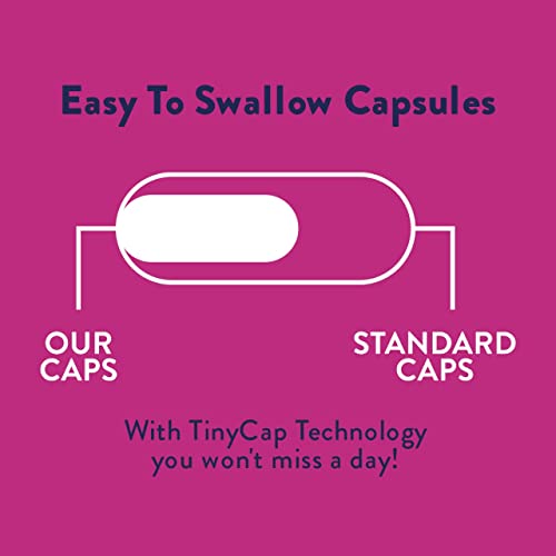 Probiotics for Women | Easy to Swallow Tiny Capsule | with Prebiotics, 60 Billion CFUs Waylo