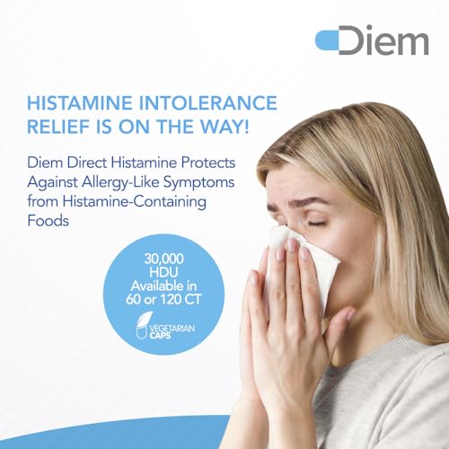 Omne Diem Histamine Digest DAO 30,000 HDU - 120 Caps - Histamine Neutralizing Omne Diem