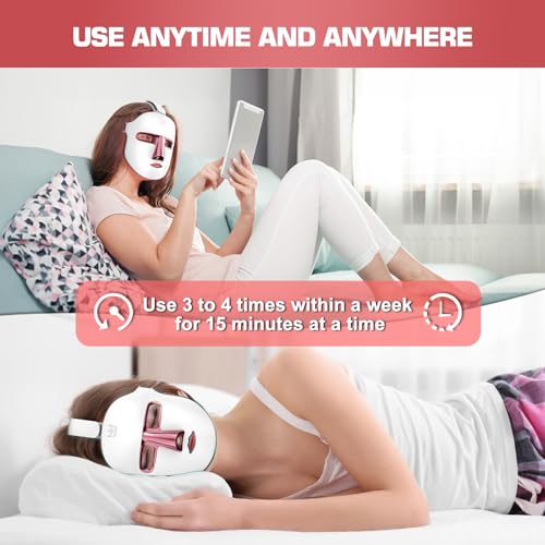 Red Light Therapy M-Ask Red Light Facial M-Ask Red Light Therapy for Face 7-1 Colors Light for Face Home Use LORICK