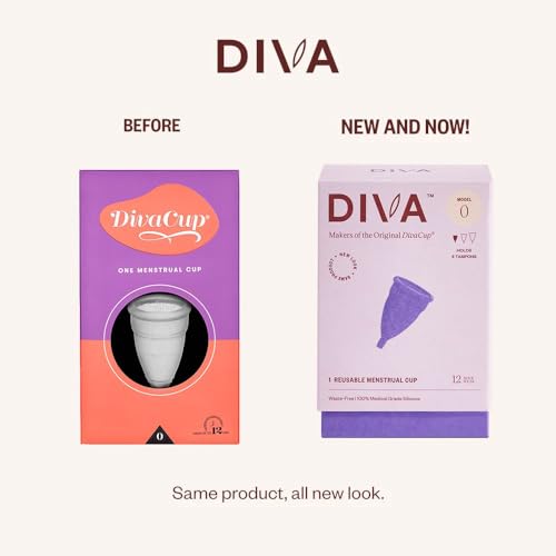 DivaCup - BPA-Free Reusable Menstrual Cup - Leak-Free Feminine Hygiene - Tampon and Pad DivaCup