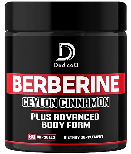 DEDICAD 13in1 Berberine Supplement - 4500mg for Weight Management, Heart & Immune 
