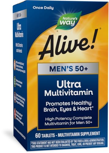 Nature's Way Alive! Men’s 50+ Daily Ultra Potency Complete Multivitamin Nature's Way