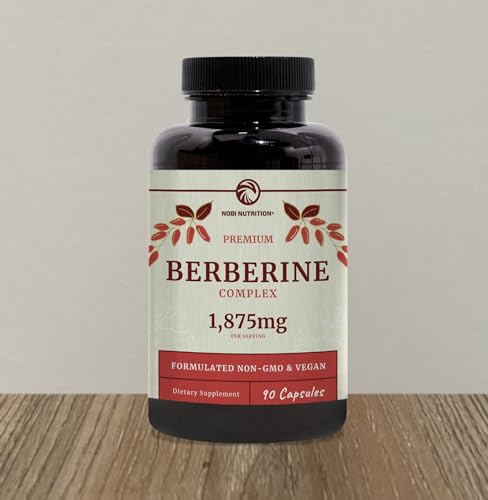 Berberine HCL 1500mg for Weight Management | Botanical Keto Inducing Berberine Supplement Nobi Nutrition
